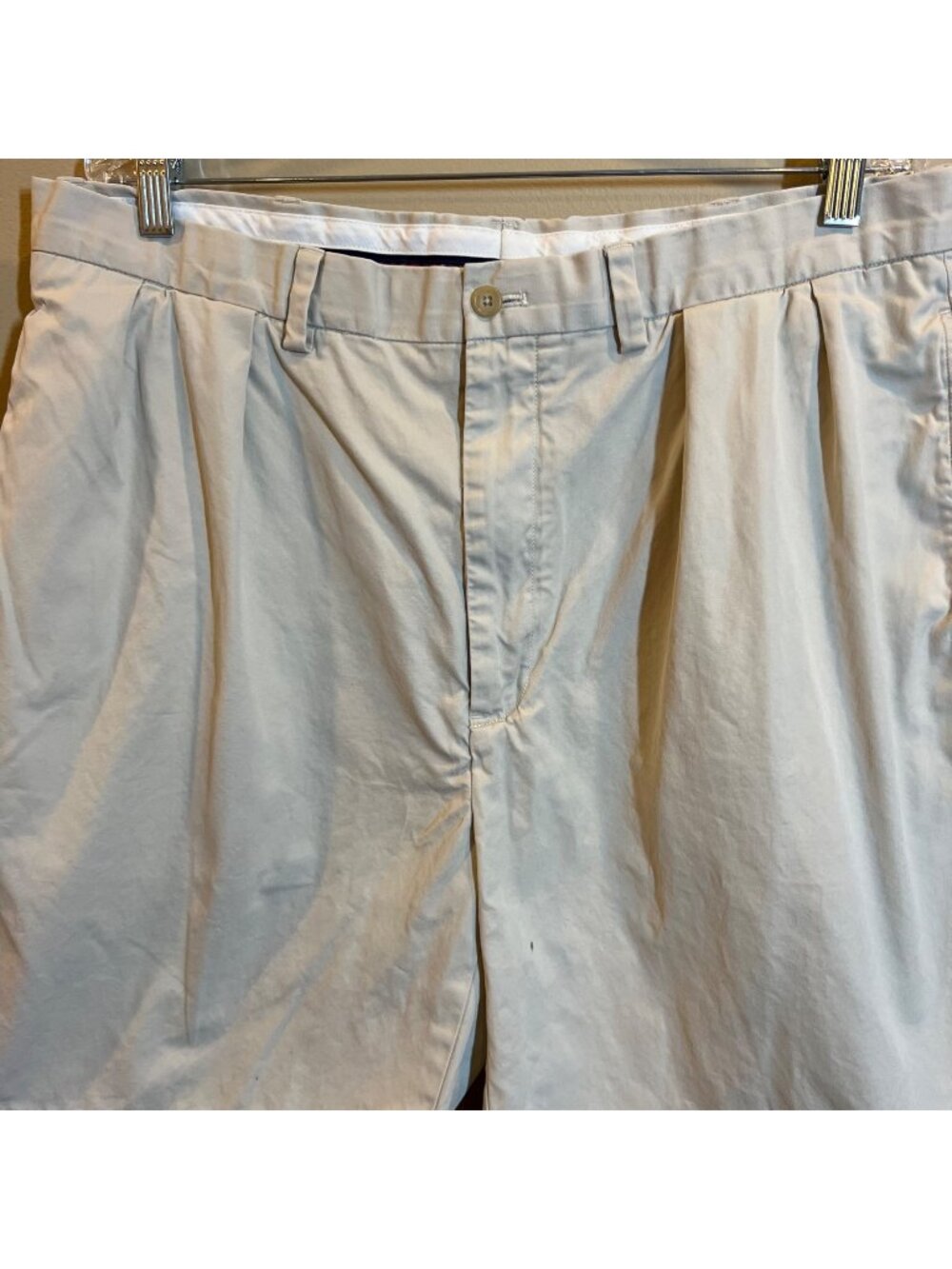 Ralph Lauren Polo Golf Men’s Shorts Size 38 Khaki Pleated Preppy Golf